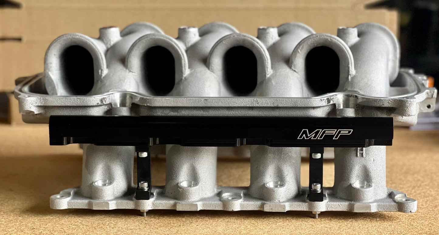 Billet Boss 260 290 302 315 fuel rails to suit Stock Manifold