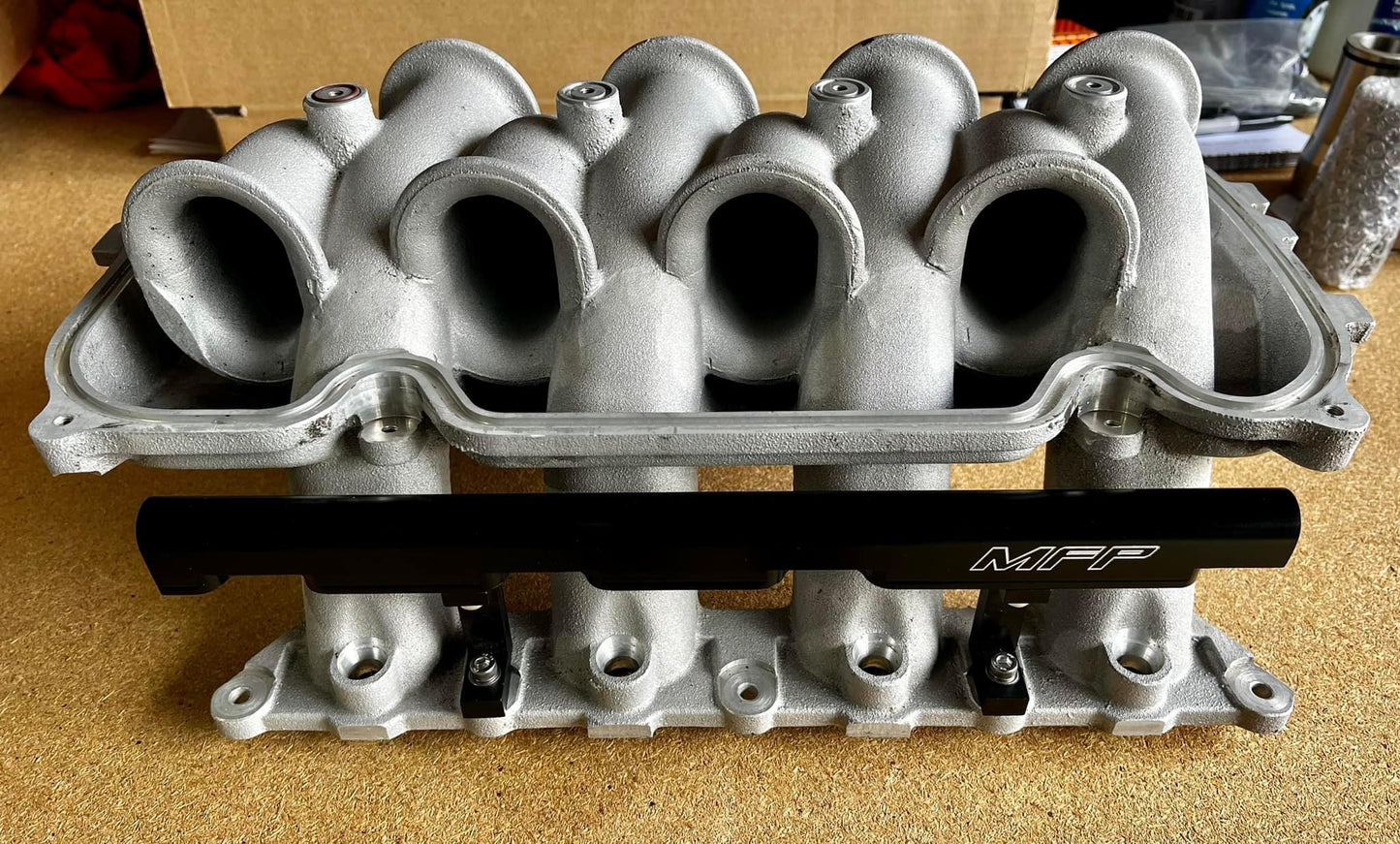 Billet Boss 260 290 302 315 fuel rails to suit Stock Manifold