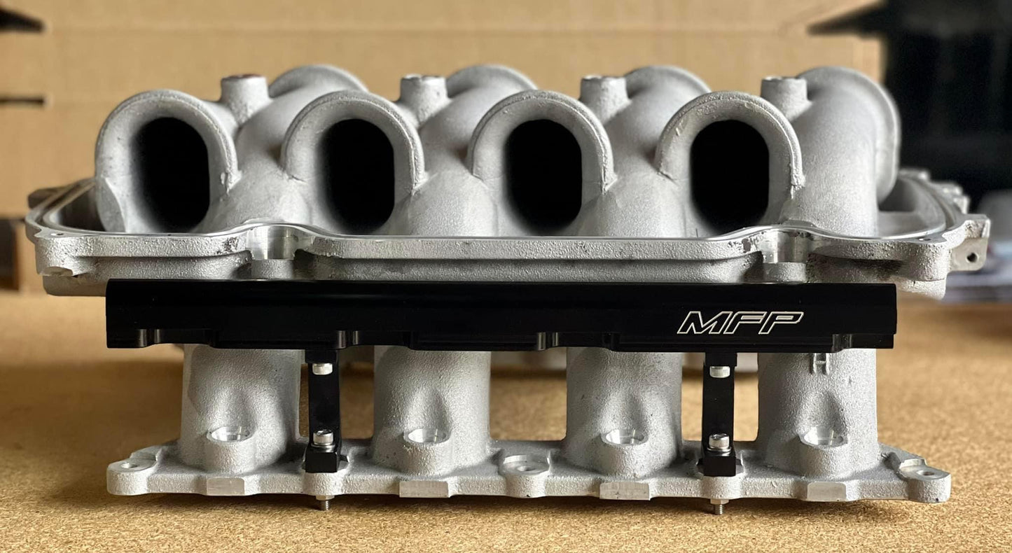Billet Boss 260 290 302 315 fuel rails to suit Stock Manifold