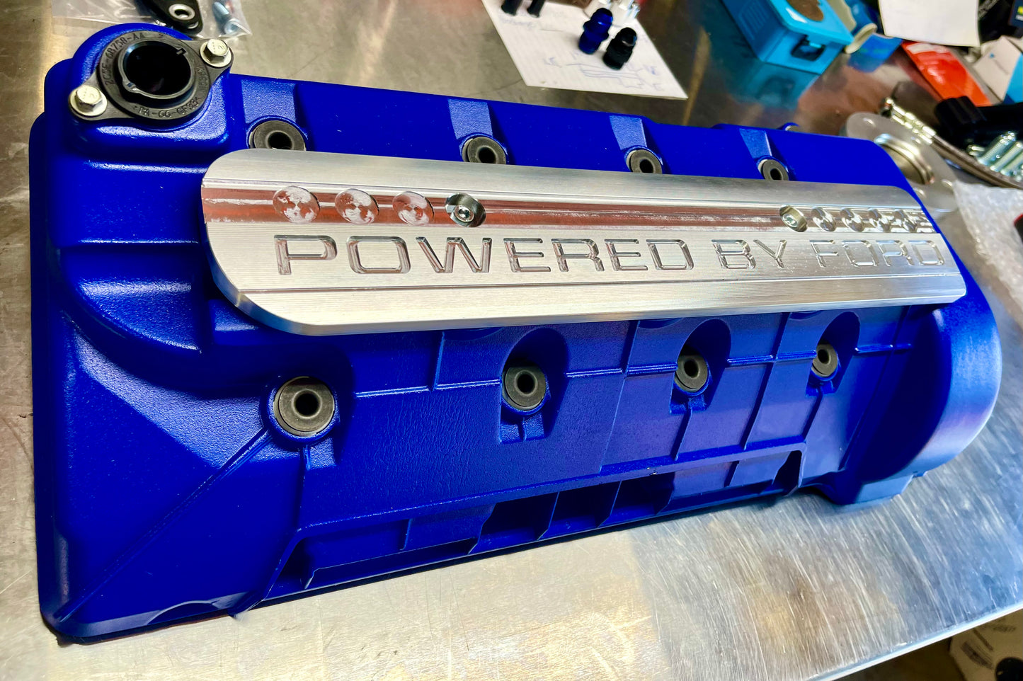 Billet 4.6 and 5.4 4V Powered by FORD Billet coil covers