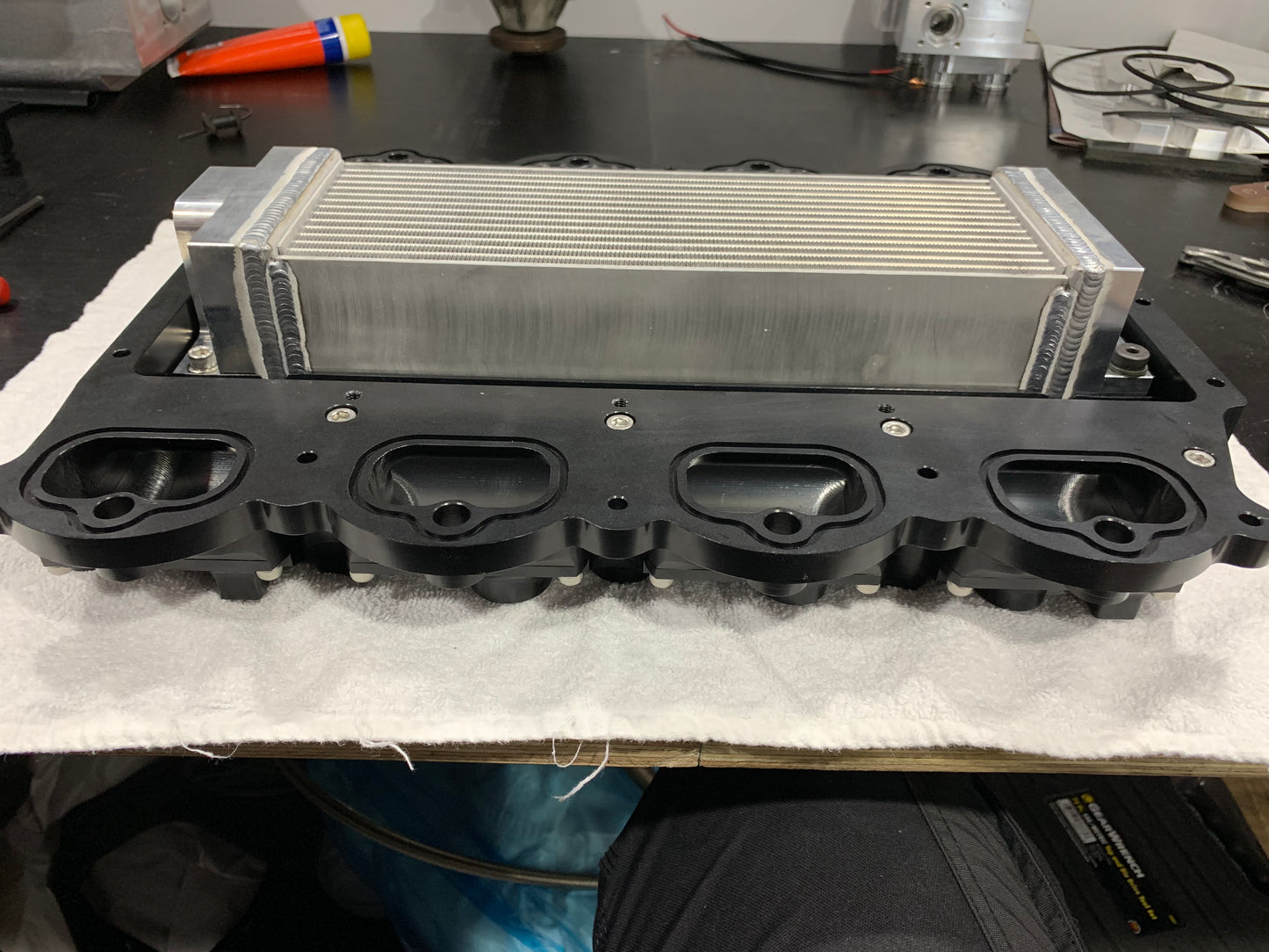 Billet Ford Coyote top mount Supercharger Manifold 2011-2022