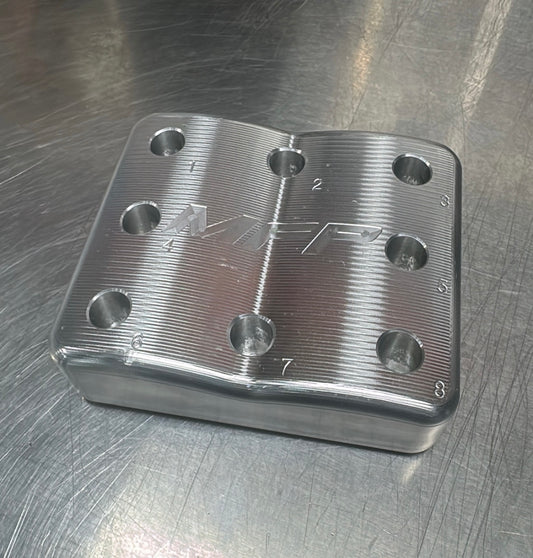 Billet spark plug holder