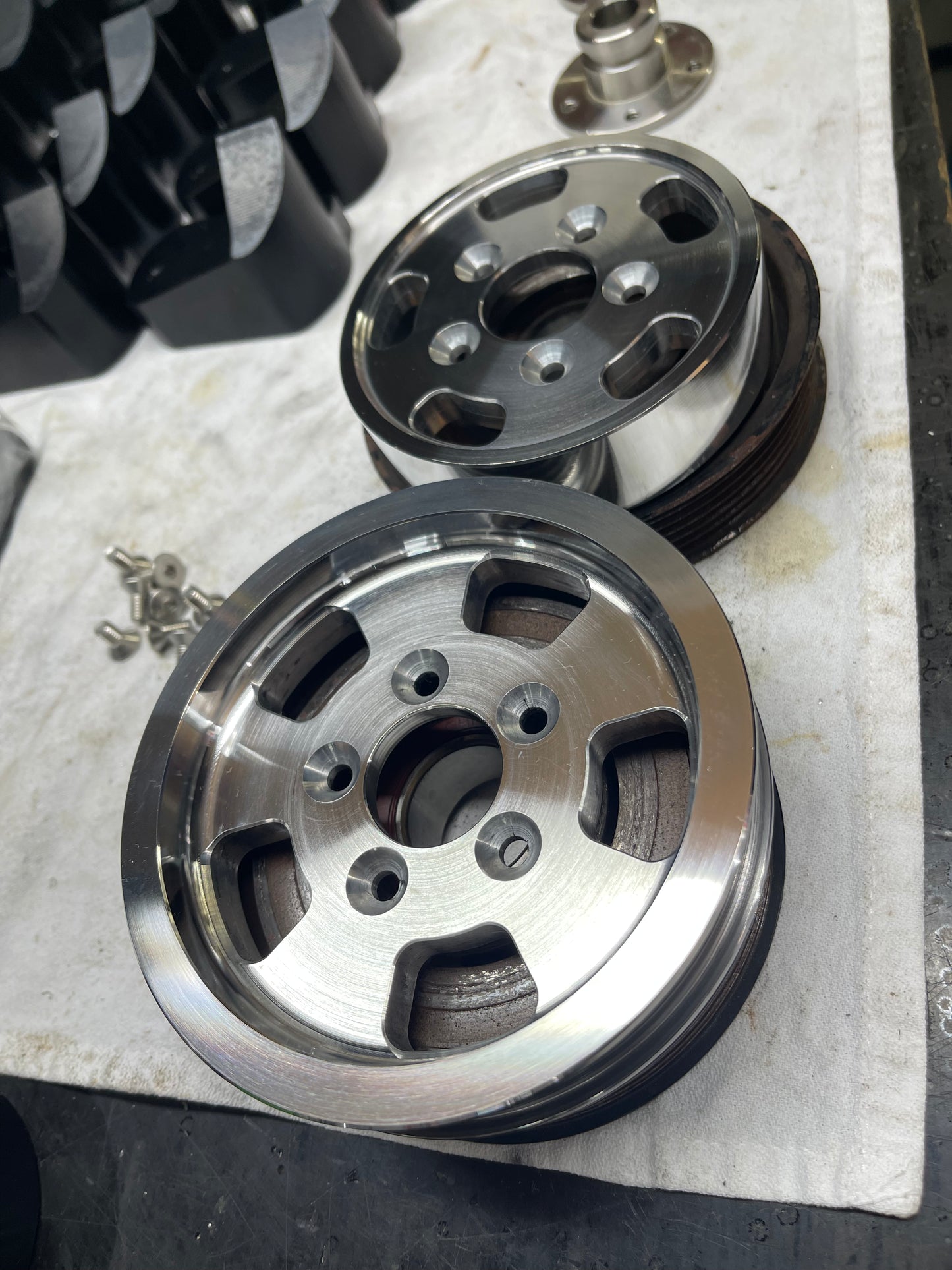 Barra Billet Pulleys